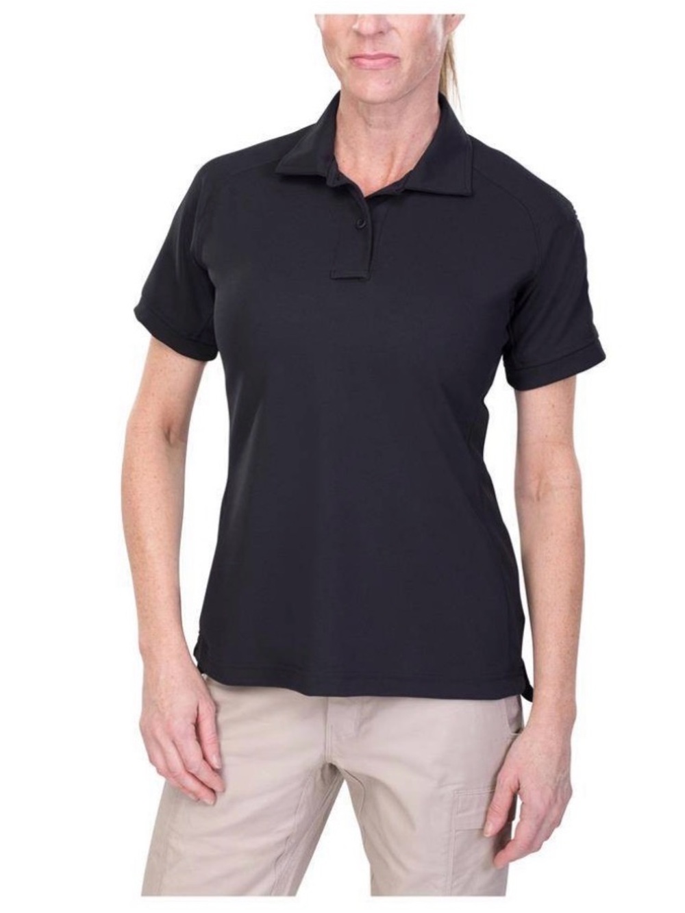 Vertx Women's Coldblack Short Sleeve Tactical Polo - Navy, Work Uniform